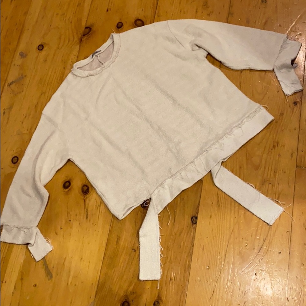 Oversized crew neck
